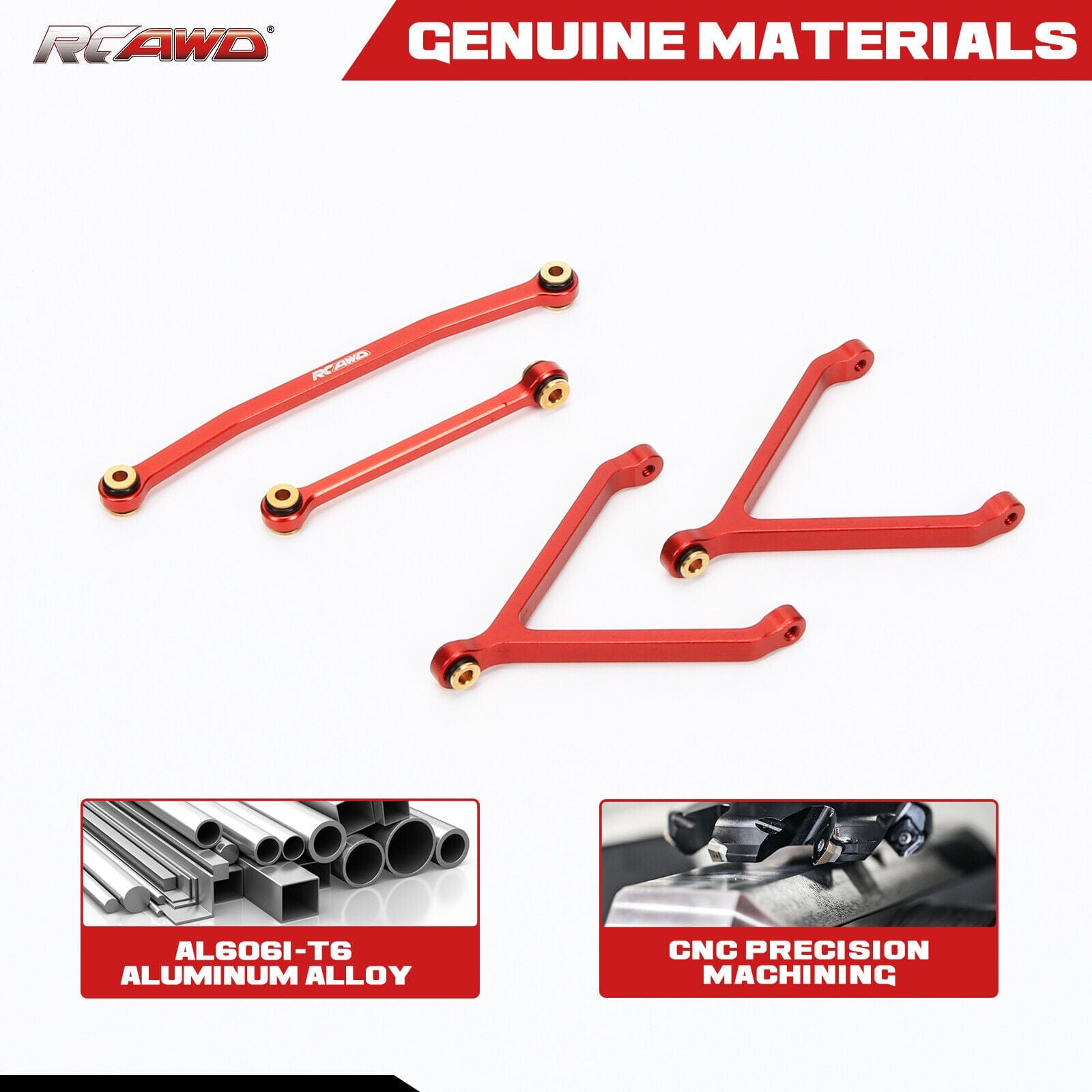 RCAWD FMS FCX24 RCAWD FMS FCX24 Chassis Links & Servo linkage C3029