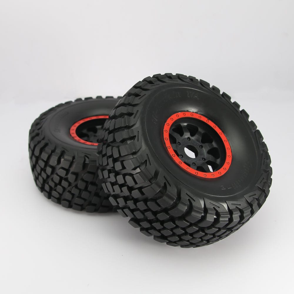 RCAWD FMS FCX24 RCAWD Traxxas Glued  Wheel Tires 2pcs for UDR upgrades