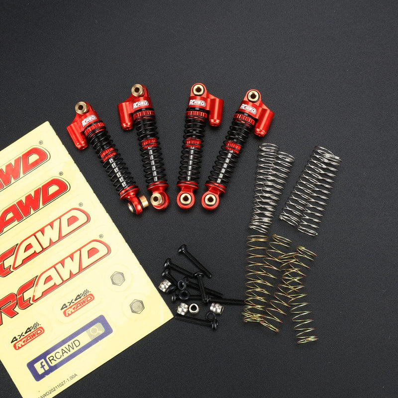 RCAWD FMS FCX24 Upgrades 47mm Simulation Style Damper Shock Absorber Oil filled Type - RCAWD