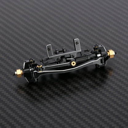 RCAWD FMS FCX24M Black RCAWD FCX24M Front Axle Assembly Set