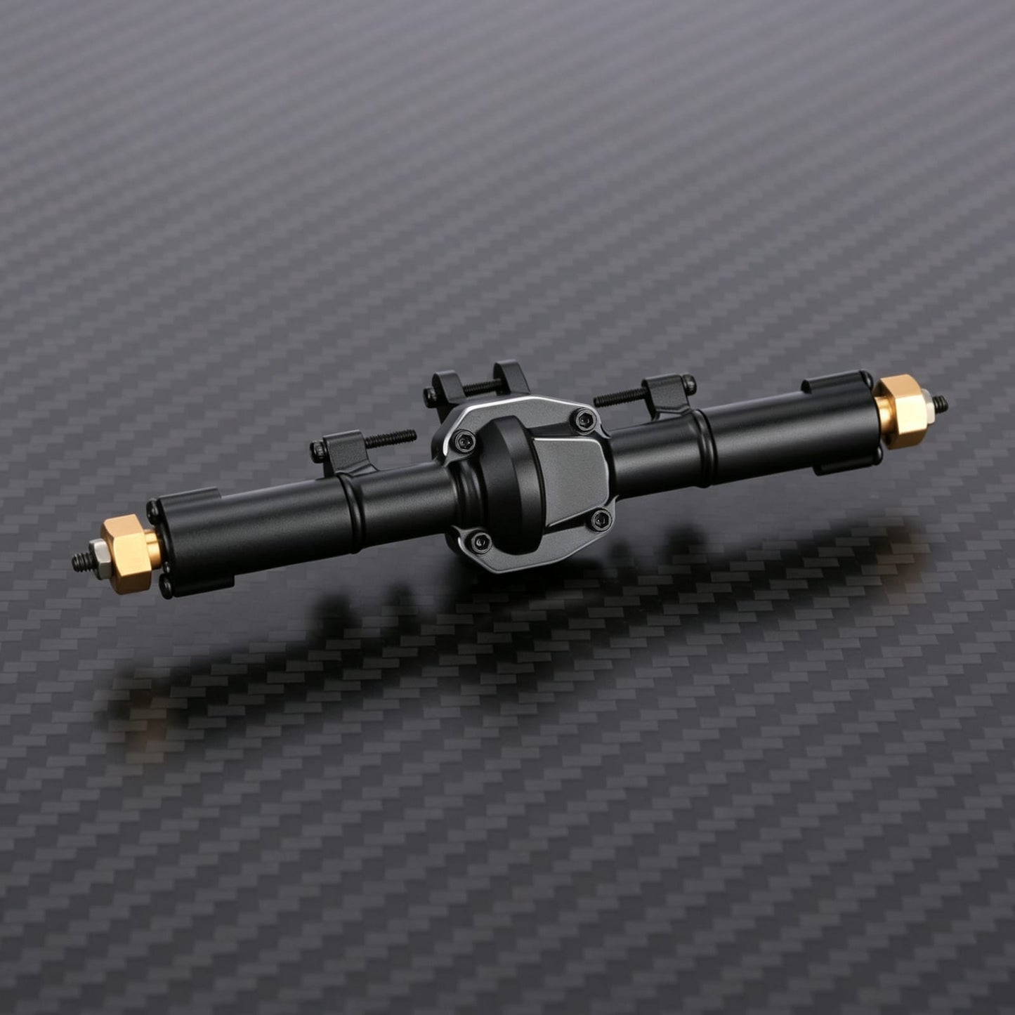 RCAWD FMS FCX24M Black RCAWD FCX24M Rear Axle Assembly Set