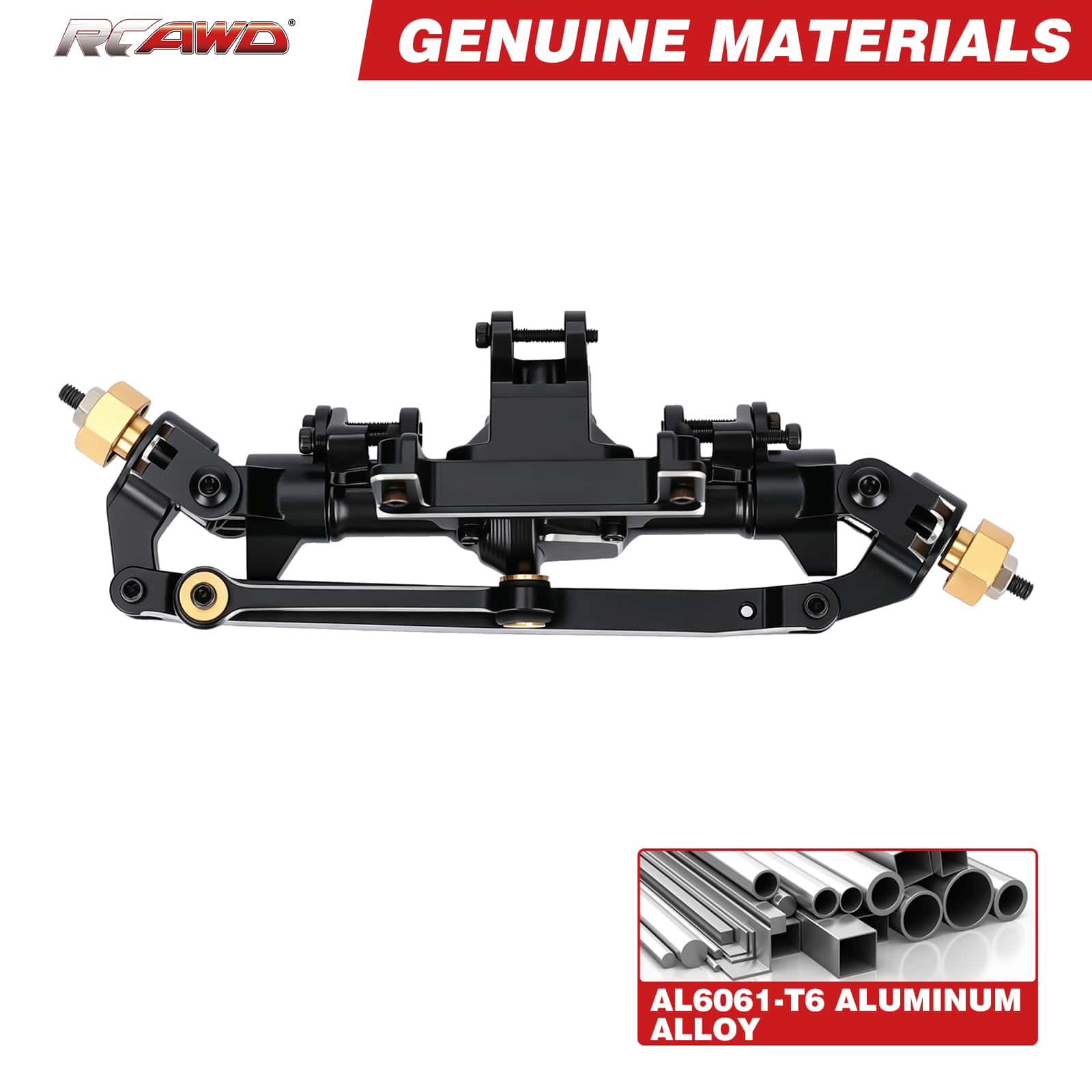 RCAWD FMS FCX24M RCAWD FCX24M Front Axle Assembly Set