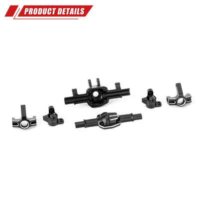 RCAWD FMS FCX24M RCAWD FCX24M Front Rear Axle Housing Kit with Steering cup