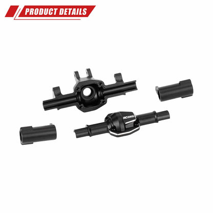 RCAWD FMS FCX24M RCAWD FCX24M Front Rear Axle Housing Kit with Steering cup