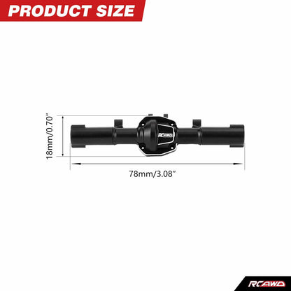 RCAWD FMS FCX24M RCAWD FCX24M Front Rear Axle Housing Kit with Steering cup