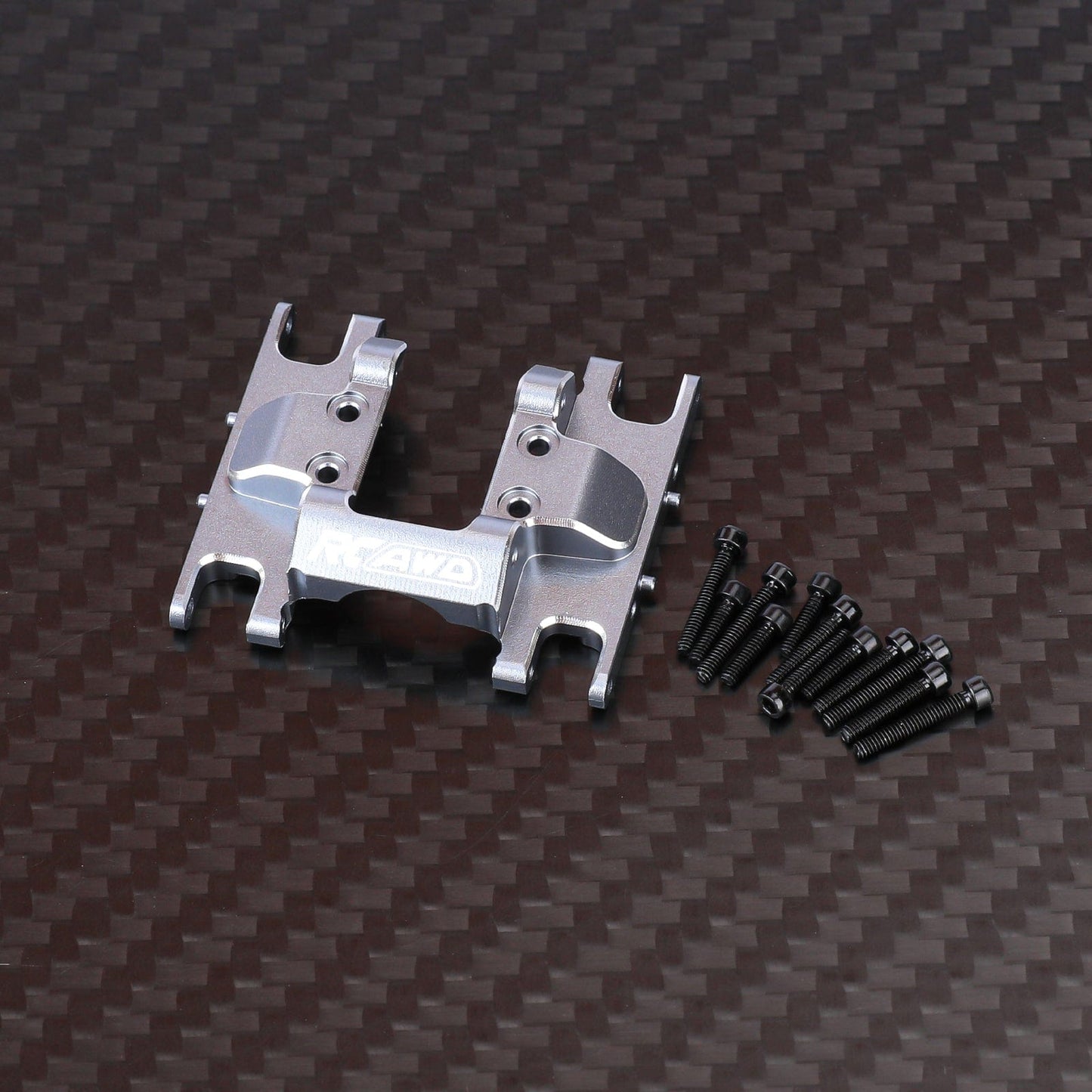 RCAWD FMS FCX24M Silver RCAWD FCX24M Center Gearbox Mount