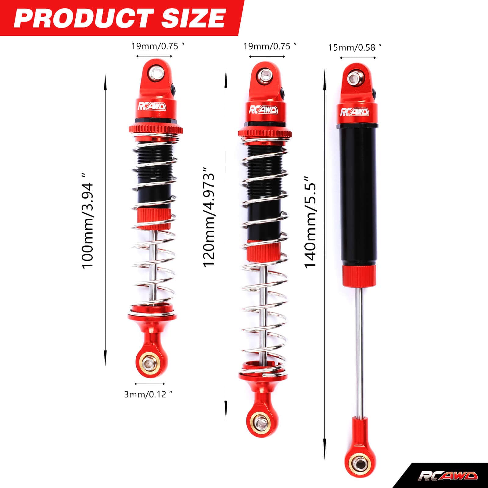 RCAWD Hammer Rey U4 RCAWD LOSI Hammer Rey U4 Upgrades Shocks also compatible with baja ray