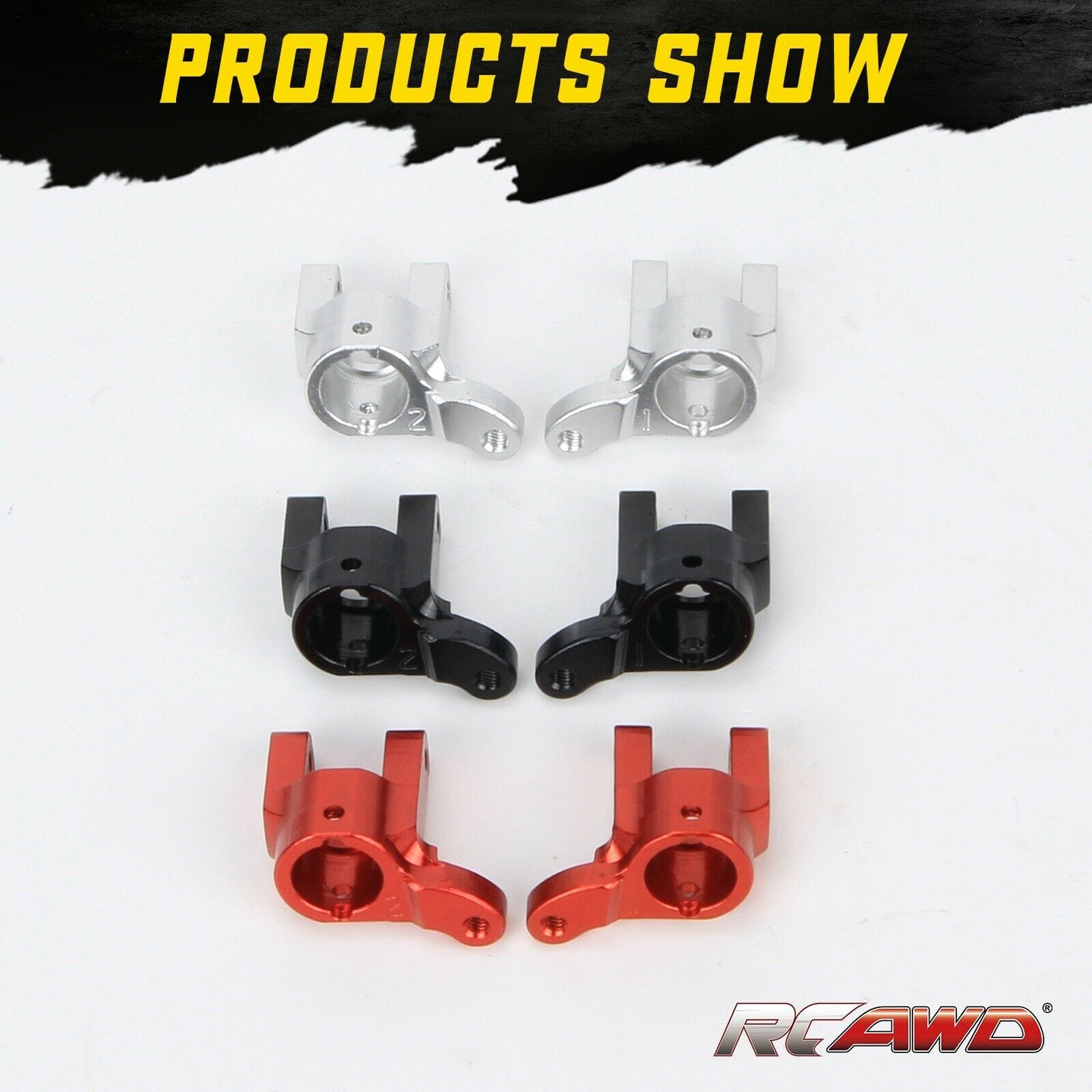 RCAWD HBX 2098B crawler RCAWD HBX upgrades Alloy C Front Hub Carrier Caster Blocks