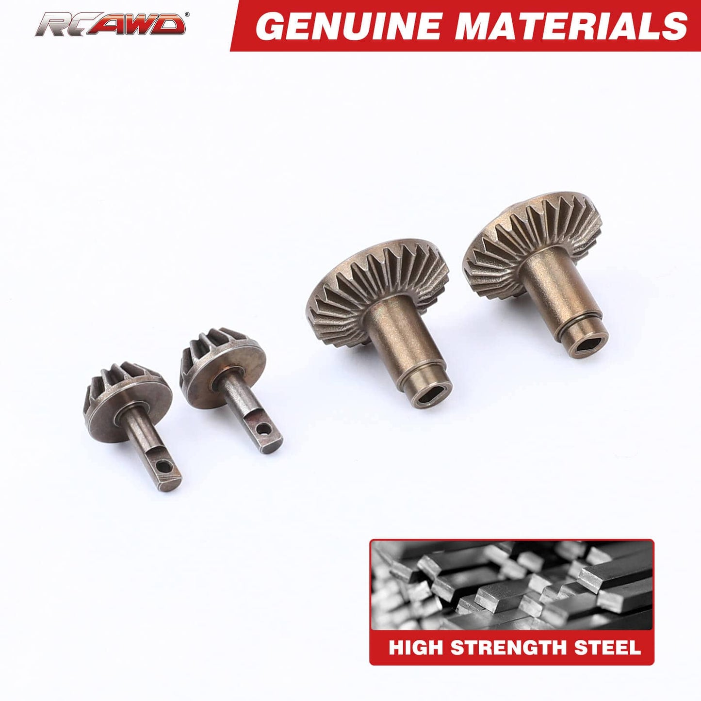 RCAWD HobbyPlus CR18 Black RCAWD HobbyPlus CR18 Portal Axles Gears