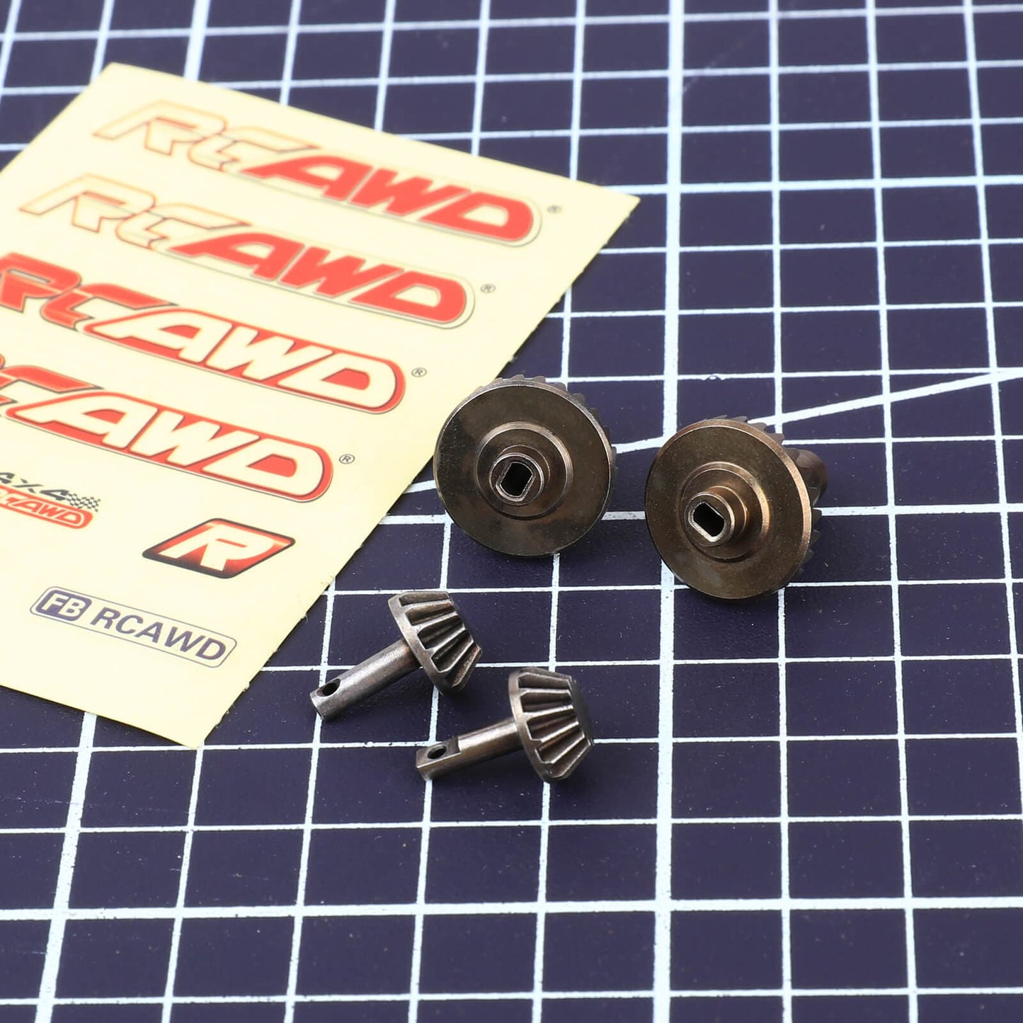 RCAWD HobbyPlus CR18 Black RCAWD HobbyPlus CR18 Portal Axles Gears