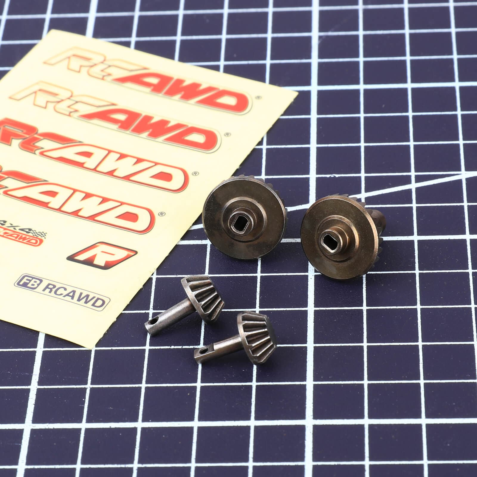 RCAWD HobbyPlus CR18 Black RCAWD HobbyPlus CR18 Portal Axles Gears