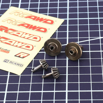 RCAWD HobbyPlus CR18 Black RCAWD HobbyPlus CR18 Portal Axles Gears
