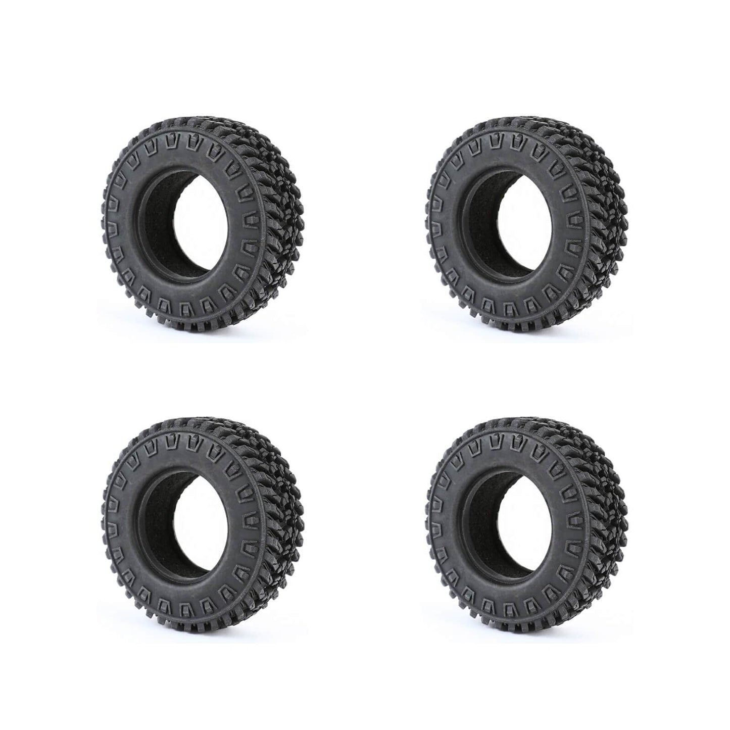 RCAWD HobbyPlus CR18 Blue RCAWD HobbyPlus CR18 Upgrades 55mm 1.2'' Small Gravel Tires for CR18P Rock Van