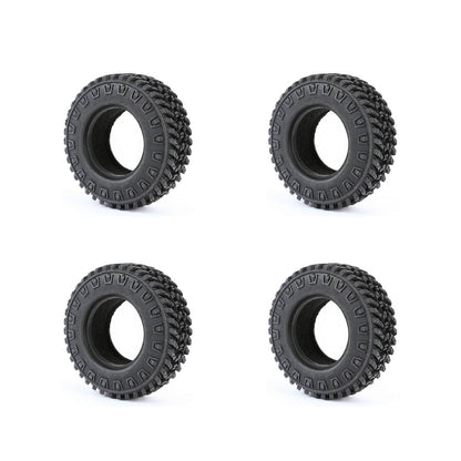 RCAWD HobbyPlus CR18 Blue RCAWD HobbyPlus CR18 Upgrades 55mm 1.2'' Small Gravel Tires for CR18P Rock Van