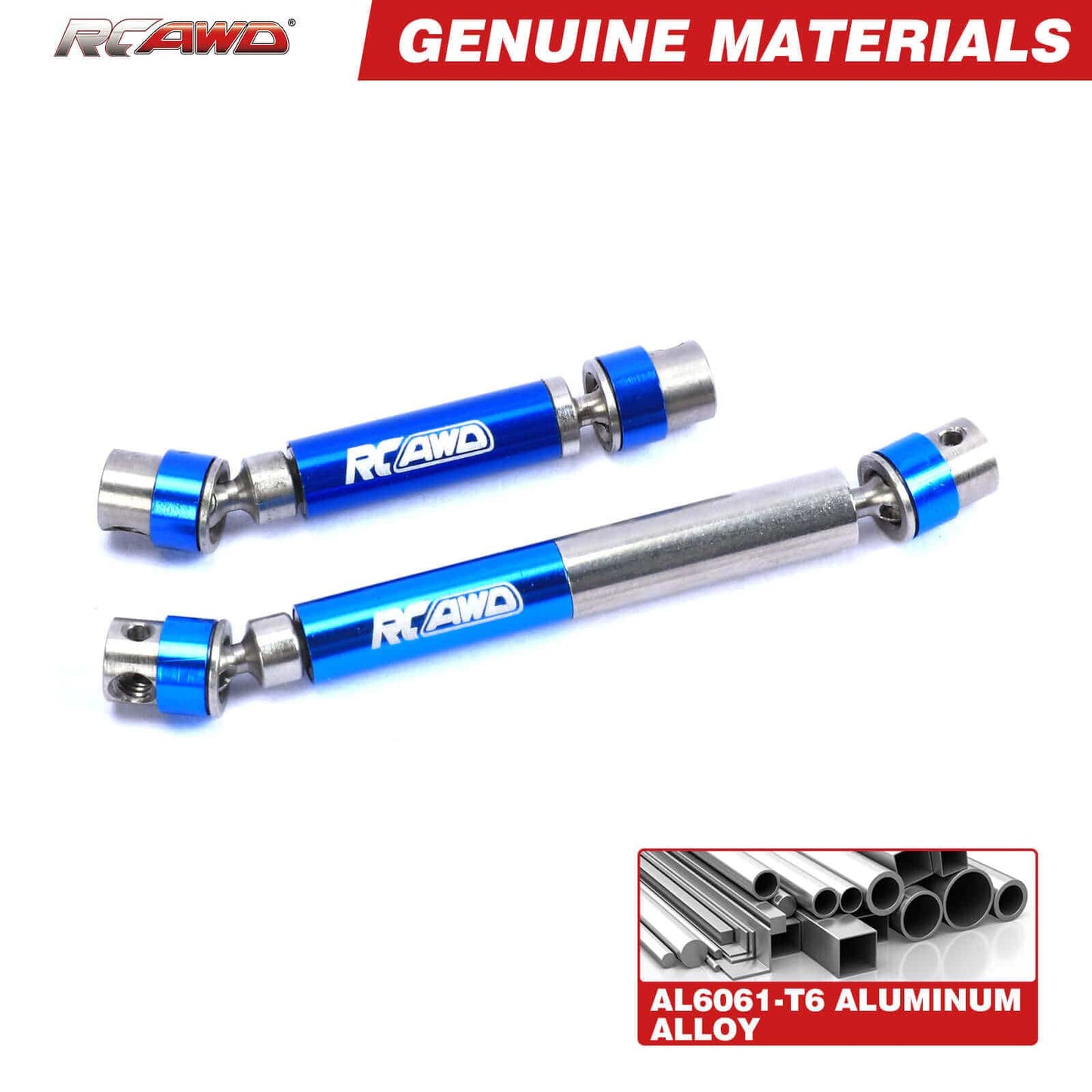 RCAWD HobbyPlus CR18 Center Driveshafts Stainless Steel 240305 - RCAWD