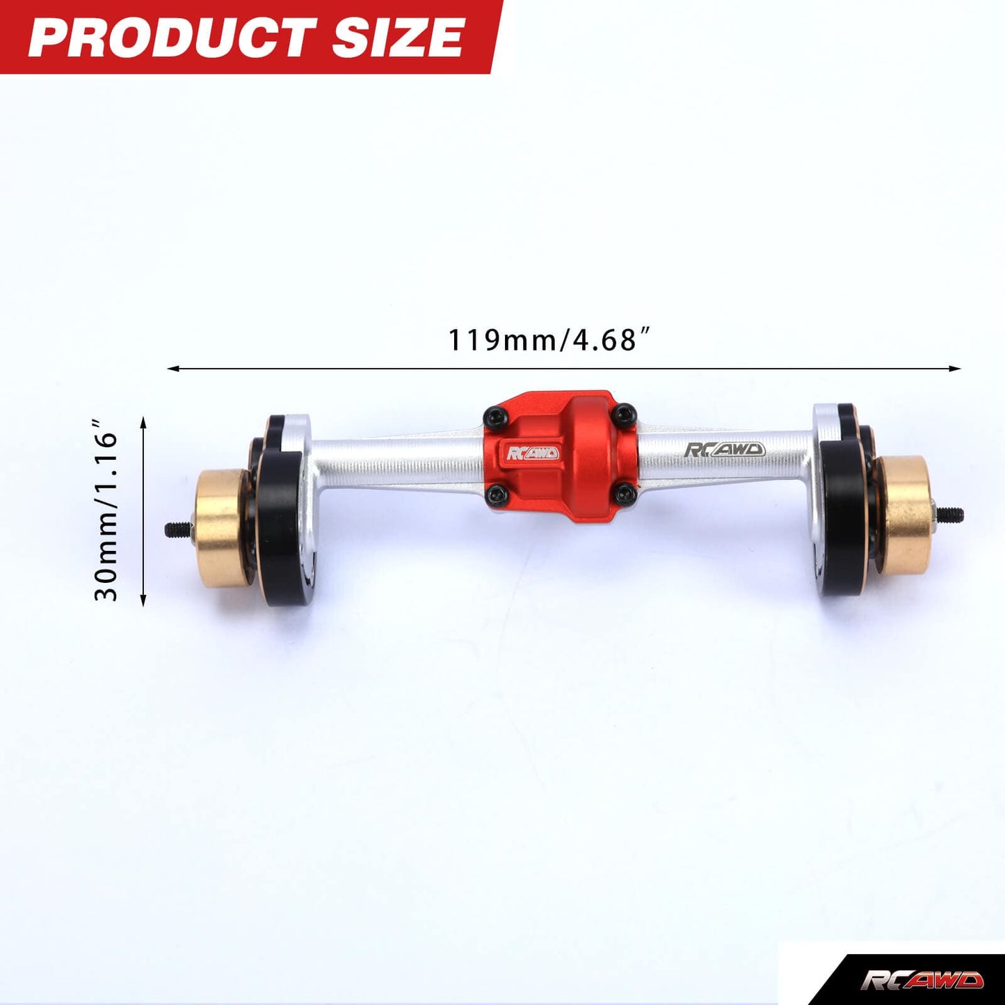 RCAWD HobbyPlus CR18 Portal Axles - RCAWD