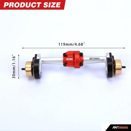 RCAWD HobbyPlus CR18 Portal Axles - RCAWD