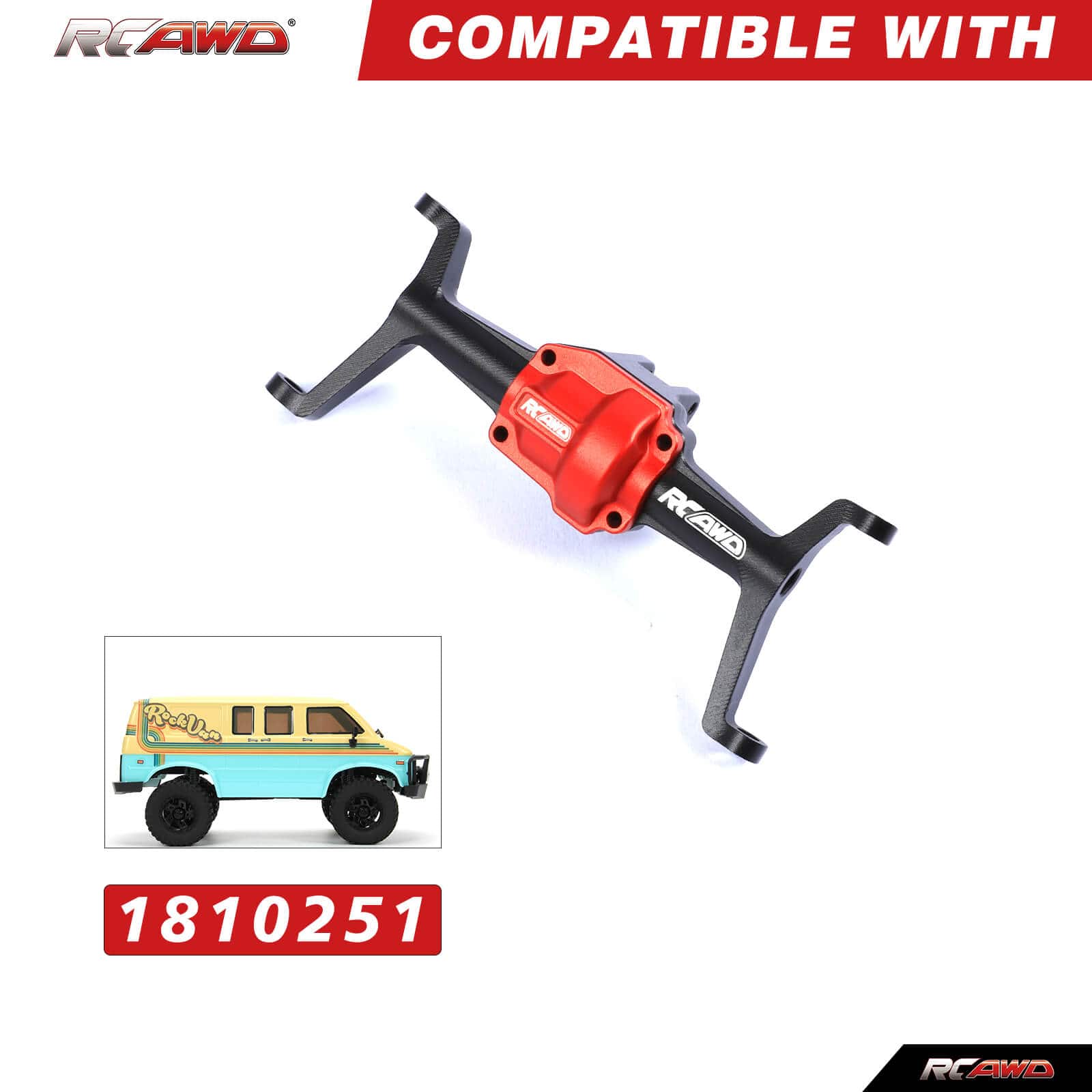 RCAWD HobbyPlus CR18 Portal Axles - RCAWD