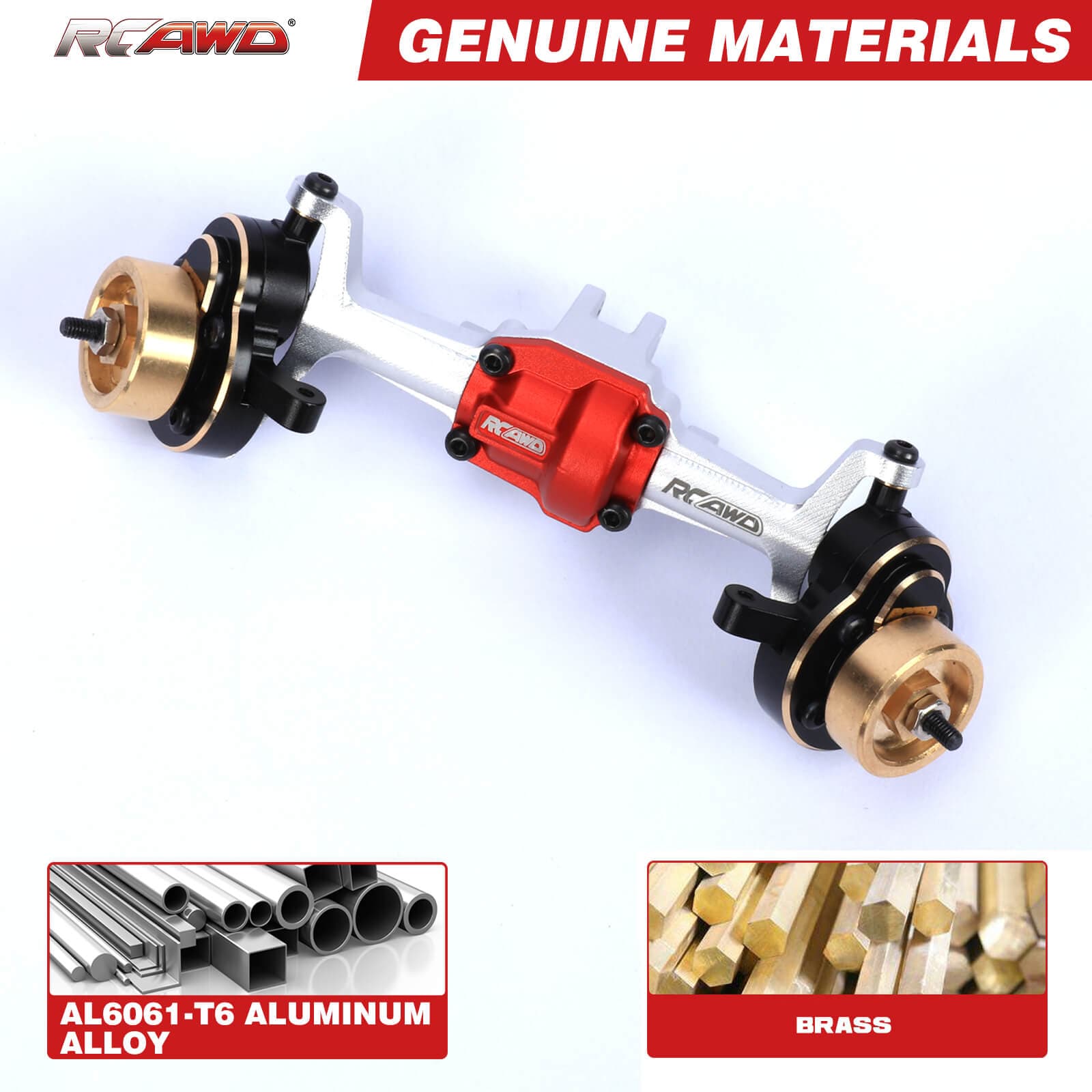 RCAWD HobbyPlus CR18 Portal Axles - RCAWD