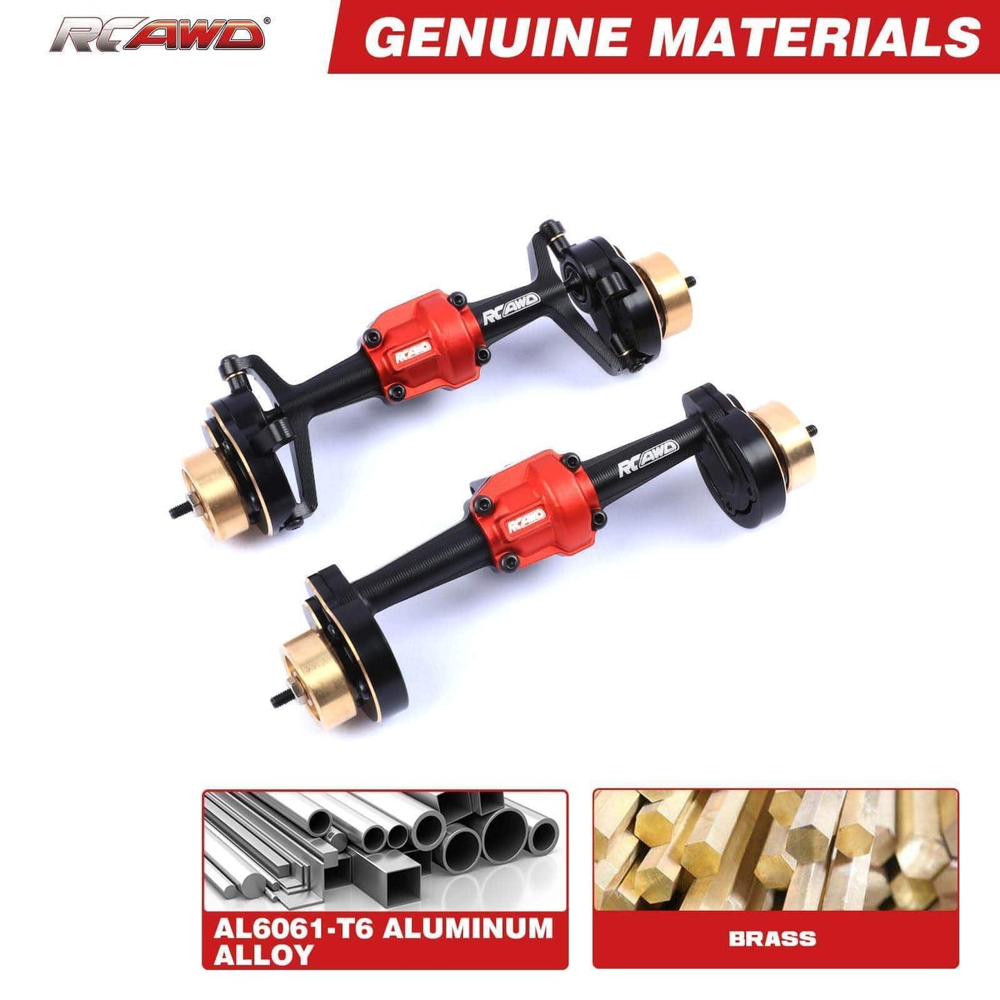 RCAWD HobbyPlus CR18 Portal Axles - RCAWD