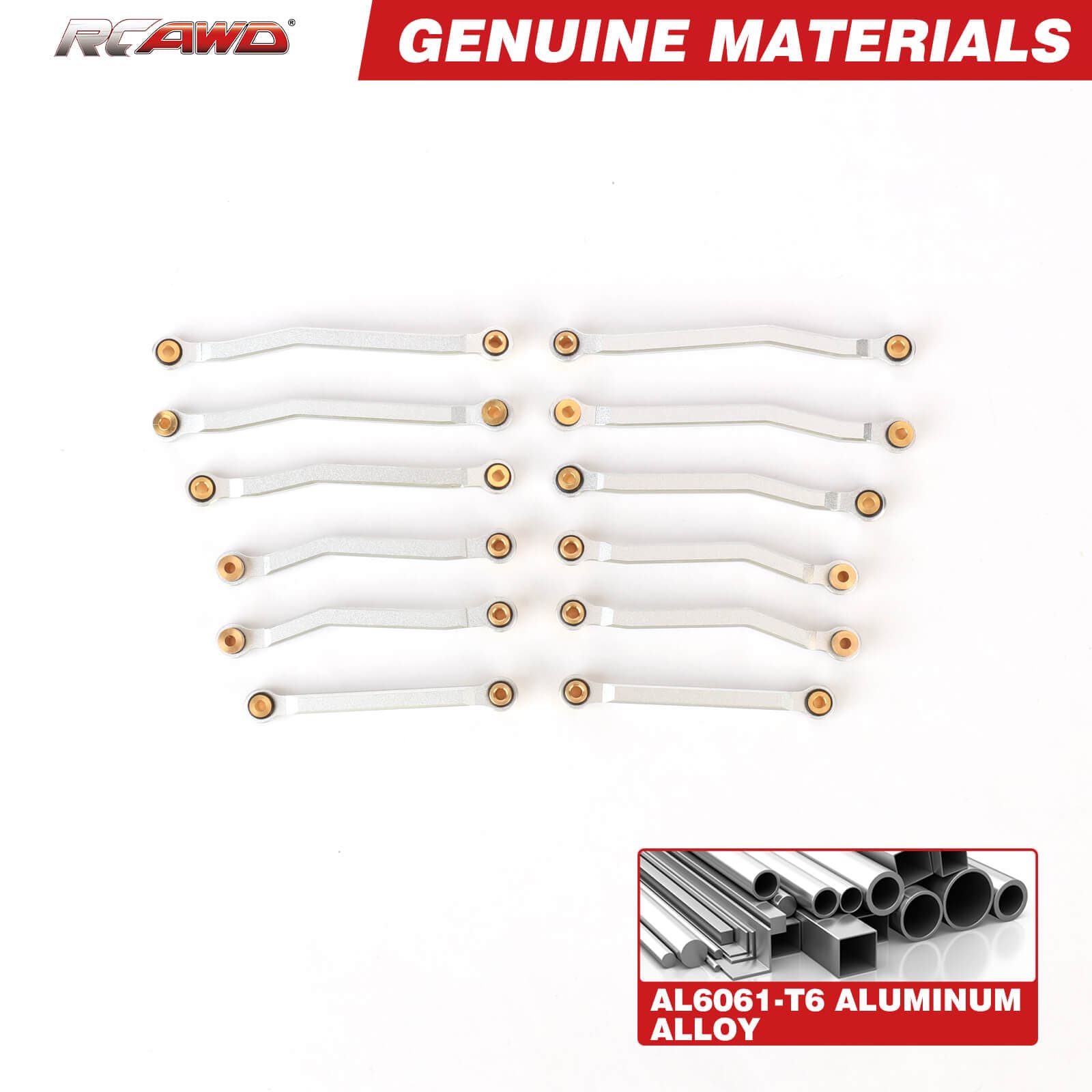 RCAWD HobbyPlus CR18 RCAWD Hobbyplus 1/18 ARKTOS Links Set 12pcs