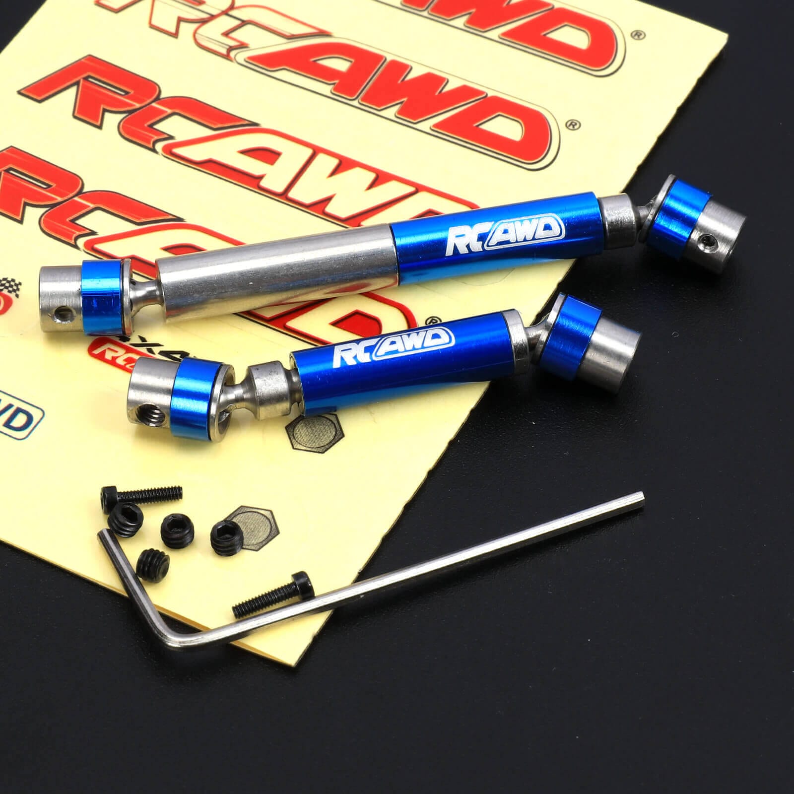 RCAWD HobbyPlus CR18 Center Driveshafts Stainless Steel 240305