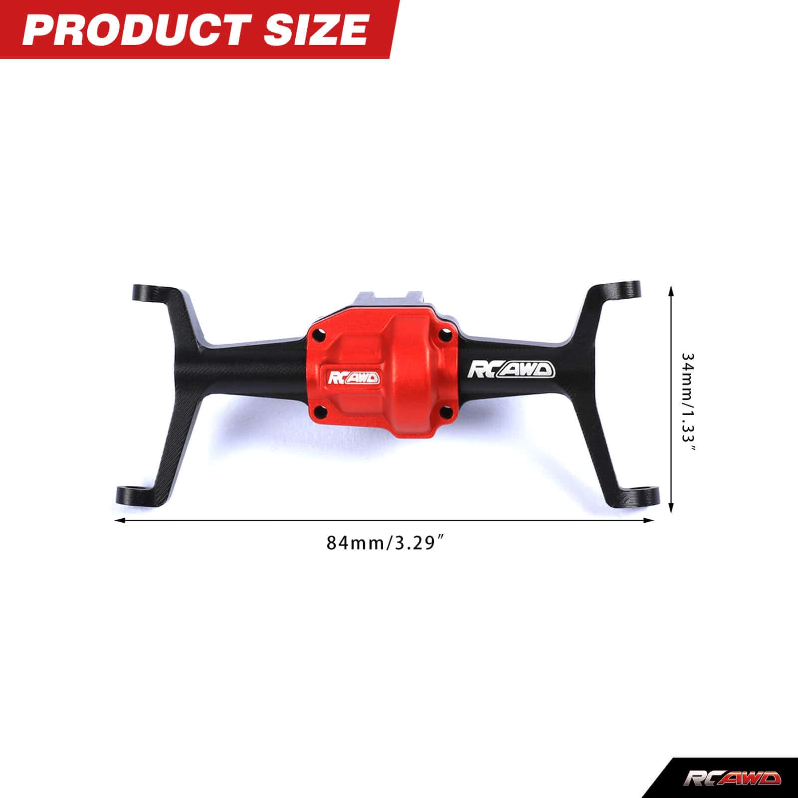 RCAWD HobbyPlus CR18 Front Rear Portal Axles