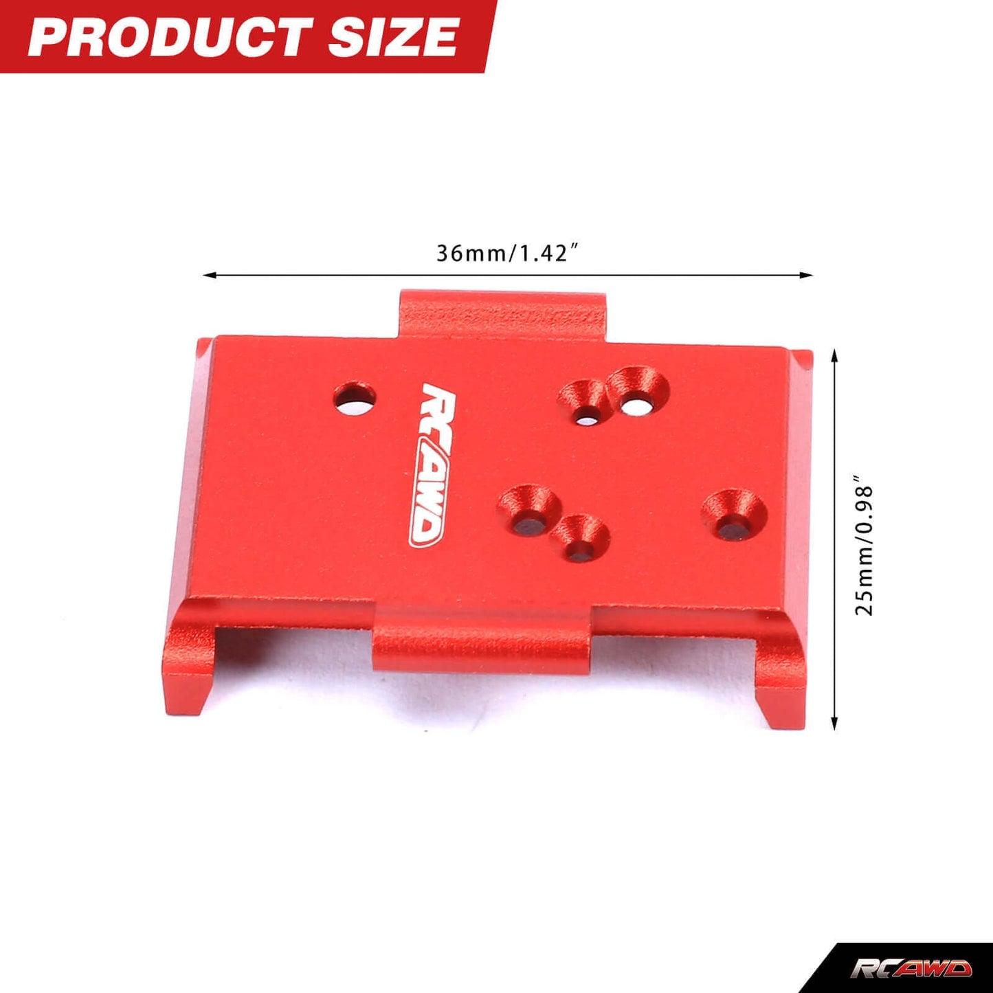 RCAWD HobbyPlus CR18 RCAWD HobbyPlus CR18 Upgrades Transmission Gearbox Mount 240302