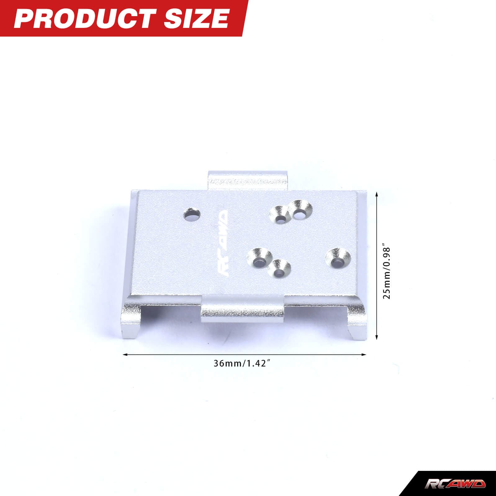 RCAWD HobbyPlus CR18 RCAWD HobbyPlus CR18 Upgrades Transmission Gearbox Mount 240302