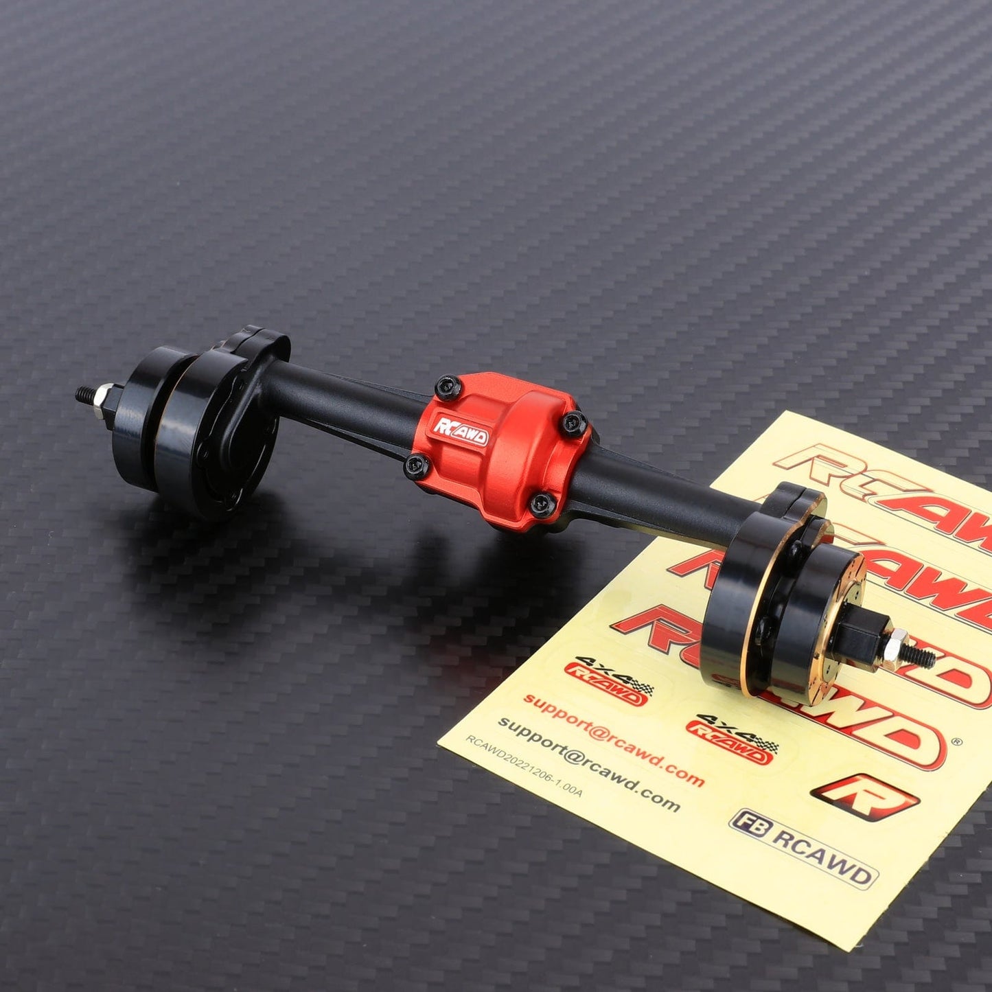 RCAWD HobbyPlus CR18 Rear Axle RCAWD 1/18 HobbyPlus CR18 Upgrades Widen 10mm Reverse Design Portal Axles with Brass Hex