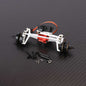 RCAWD HobbyPlus CR18 Silver Front Rear Portal Set RCAWD HobbyPlus CR18P Portal Axles Widen 10mm with Brass Hex
