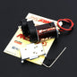RCAWD HobbyPlus CR18 Silver RCAWD HobbyPlus CR18 370 Motor 34T Metal Gearbox Combo Transmission Set 240300