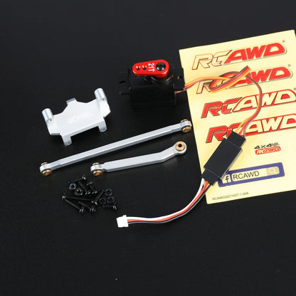 RCAWD HobbyPlus CR18 Silver RCAWD HobbyPlus CR18 Upgrades Aluminum 1KG High Torque 3wire Servo & Optional Aluminum SOA Conversion Set