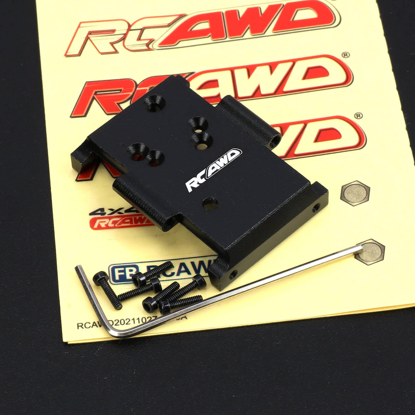 RCAWD HobbyPlus CR18 Upgrades Transmission Gearbox Mount 240302 - RCAWD