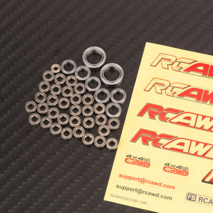 RCAWD HobbyPlus CR18P All-vehicle bearing RCAWD HobbyPlus CR18P ARKTOS 42PCS Wheel Hub Ball Bearings Set Upgrade Parts