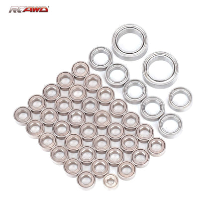 RCAWD HobbyPlus CR18P All-vehicle bearing RCAWD HobbyPlus CR18P ARKTOS 42PCS Wheel Hub Ball Bearings Set Upgrade Parts