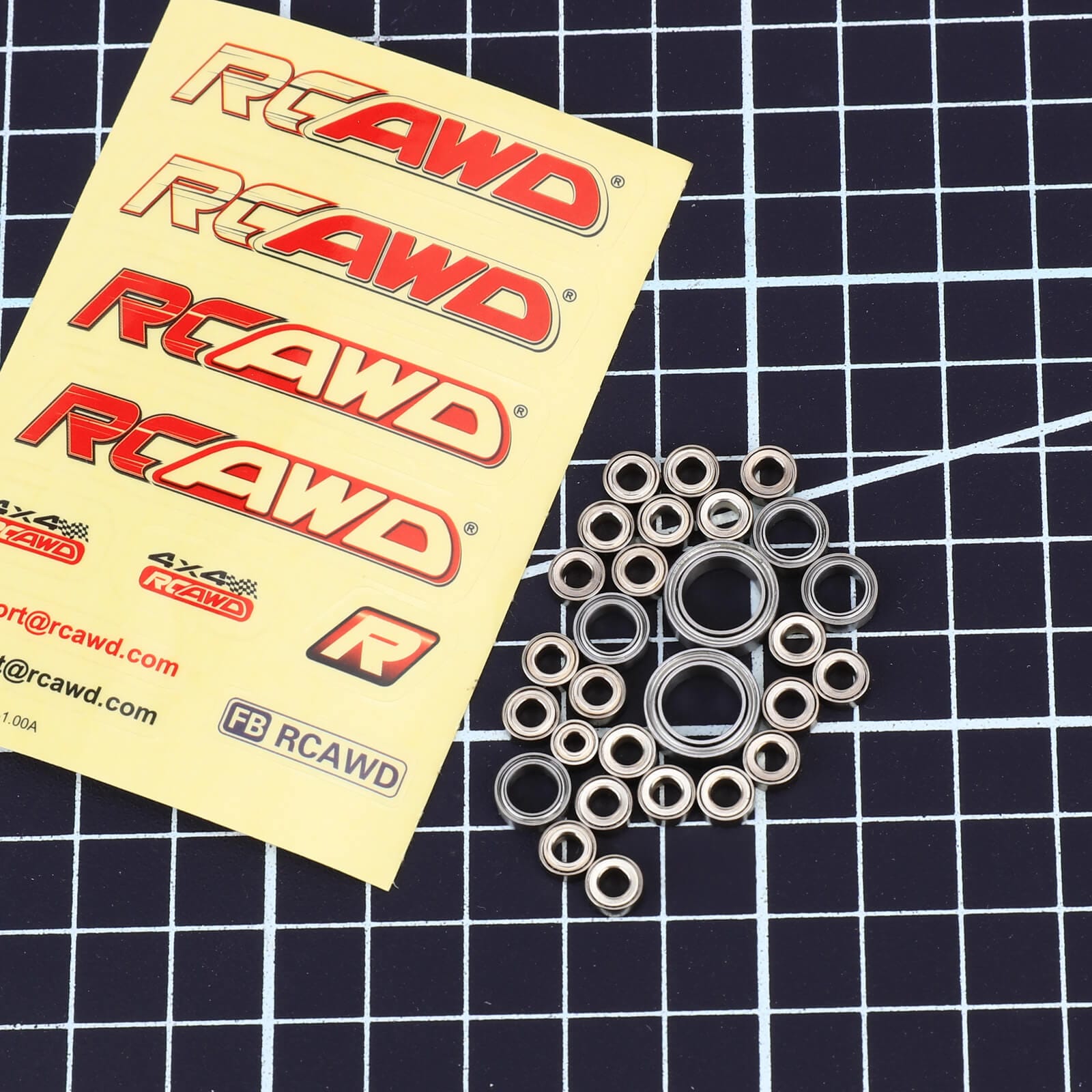 RCAWD HobbyPlus CR18P Full Set RCAWD CR18P EVO PRO Complete Ball Bearing Set