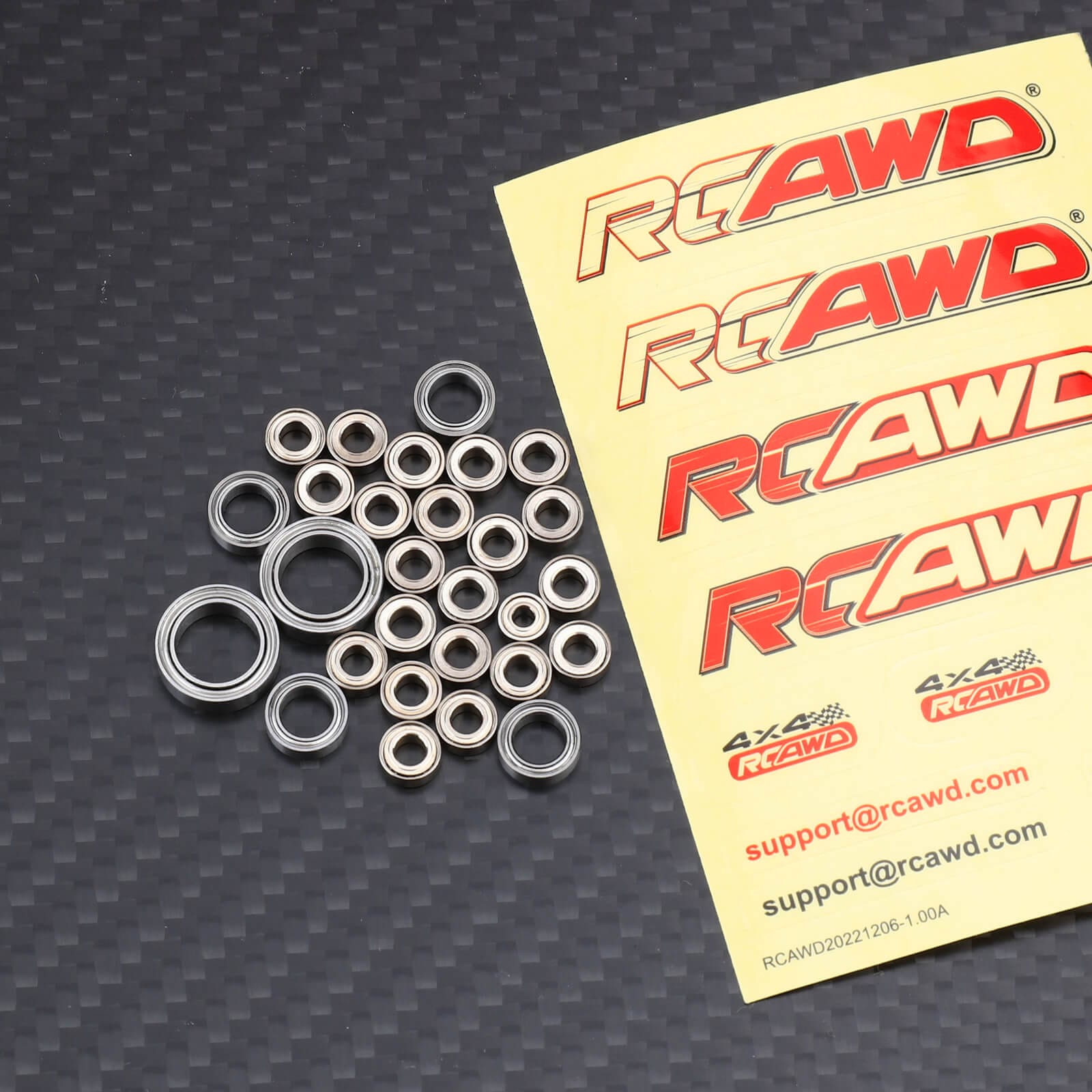 RCAWD HobbyPlus CR18P Full Set RCAWD CR18P EVO PRO Complete Ball Bearing Set