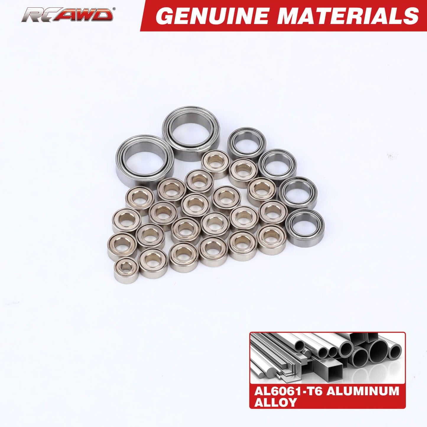 RCAWD HobbyPlus CR18P Full Set RCAWD CR18P EVO PRO Complete Ball Bearing Set