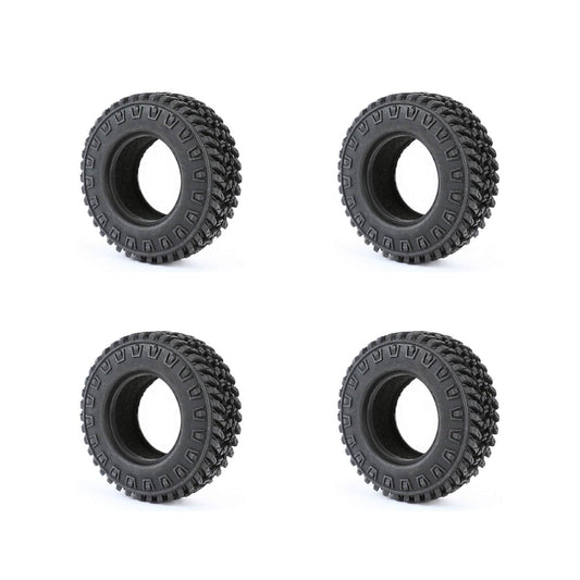 RCAWD HobbyPlus CR18P RCAWD CR18P 1.25" Gravel Wheel Tires for HobbyPlus 1/18 4WD Upgrade Parts