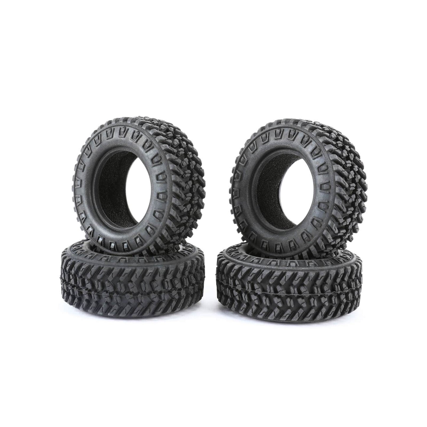 RCAWD HobbyPlus CR18P RCAWD CR18P 1.25" Gravel Wheel Tires for HobbyPlus 1/18 4WD Upgrade Parts