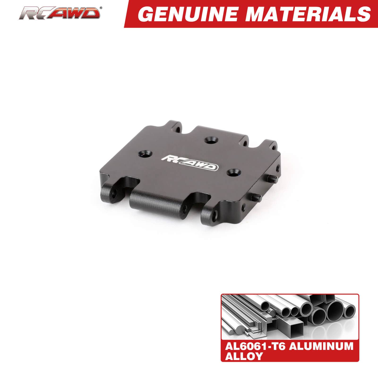 RCAWD HobbyPlus CR18P RCAWD HobbyPlus CR18P ARKTOS Metal Center Gearbox Mount Skid Plates Upgrade Parts