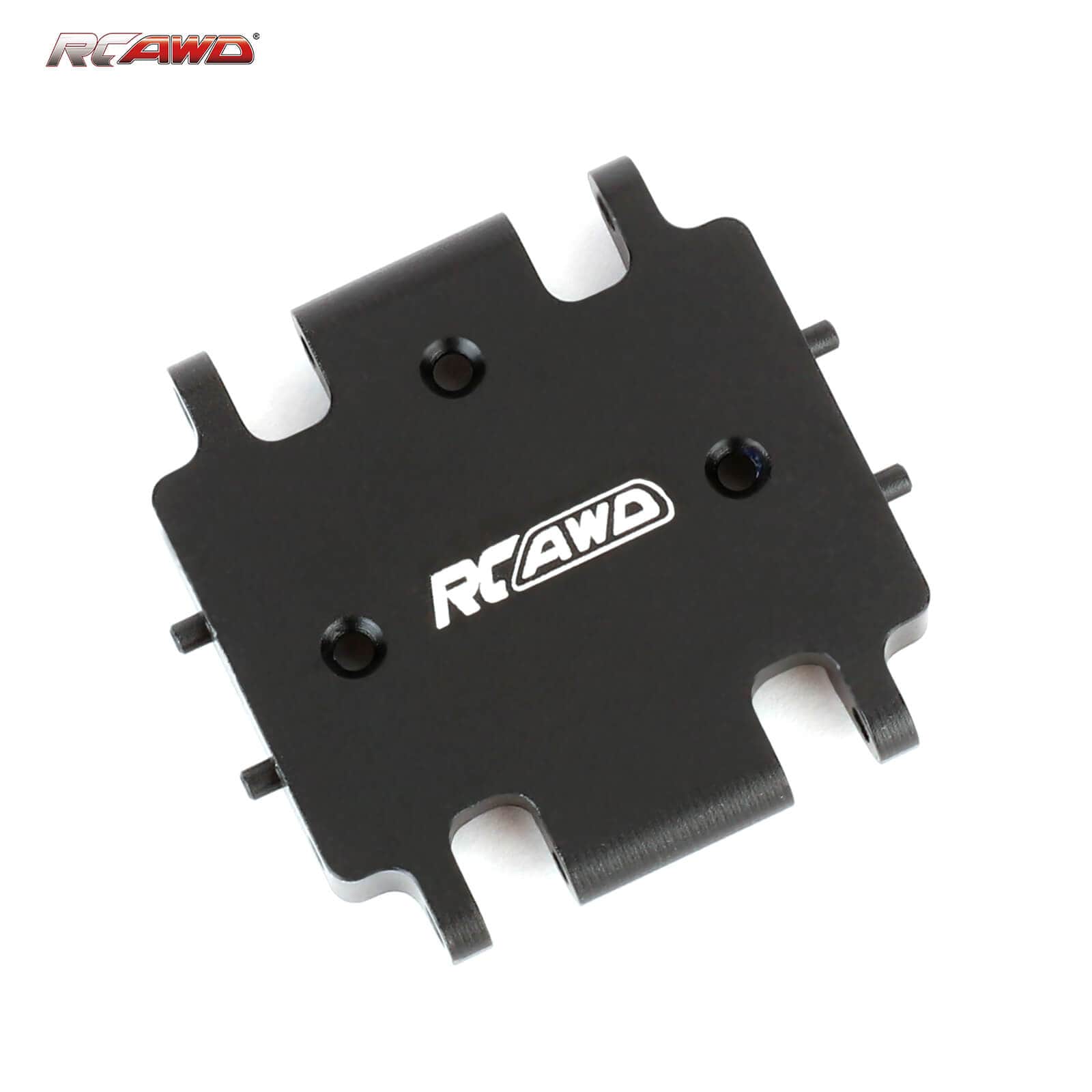 RCAWD HobbyPlus CR18P ARKTOS Metal Center Gearbox Mount Skid Plates Up