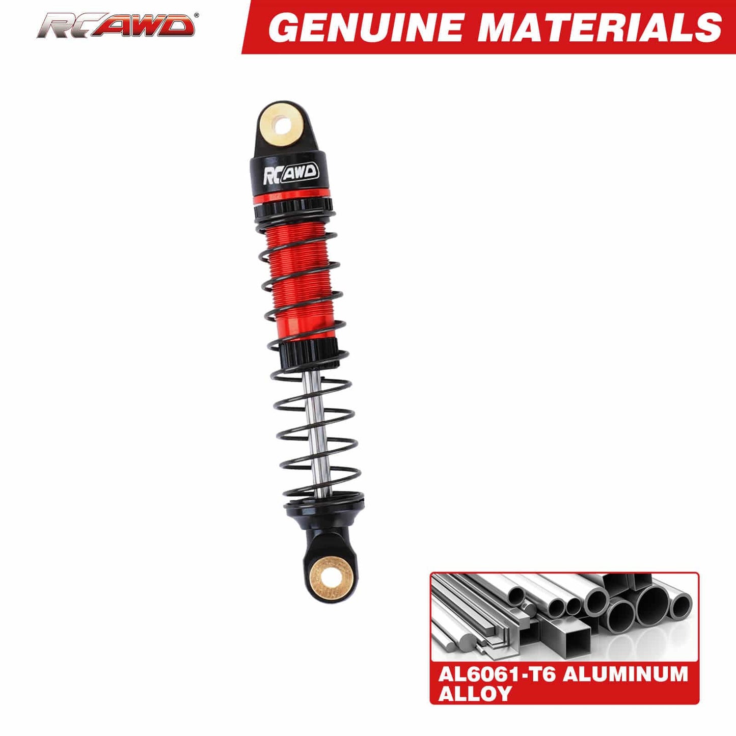 RCAWD HobbyPlus CR18P RCAWD HobbyPlus CR18P ARKTOS Oil-filled Shock Absorbers Damper Set with 12/pc replacement Spring