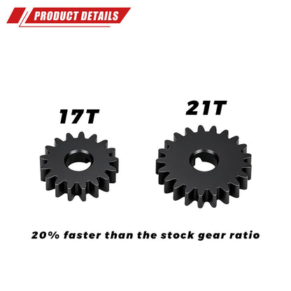 RCAWD HobbyPlus CR18P RCAWD HobbyPlus CR18P Pro Portal Axle Gears 17T/21T