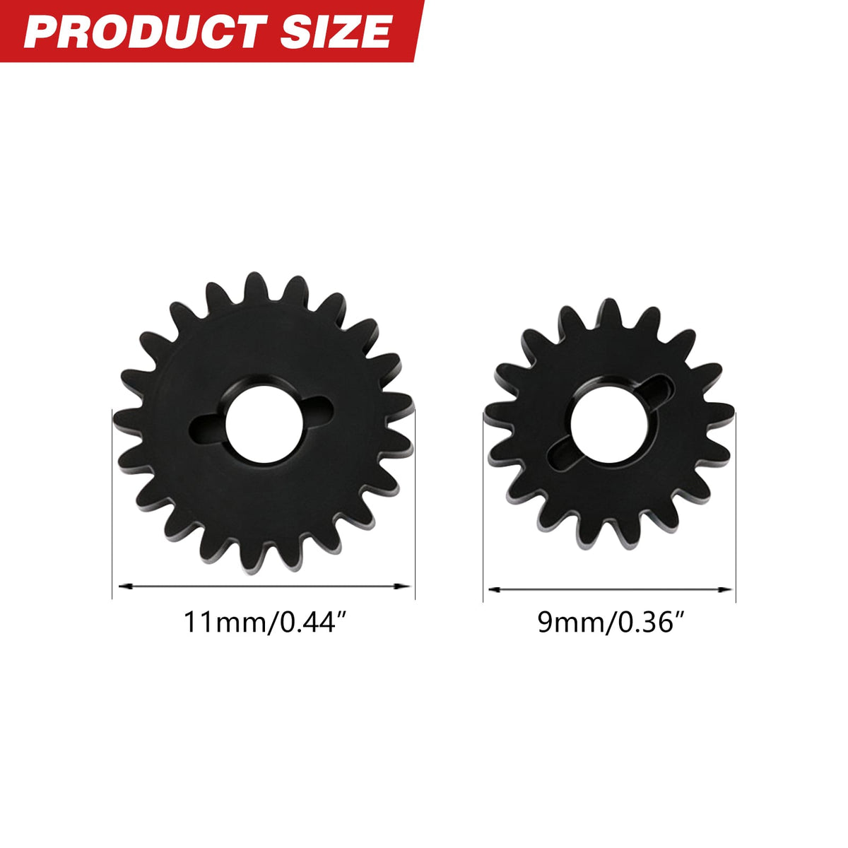 RCAWD HobbyPlus CR18P RCAWD HobbyPlus CR18P Pro Portal Axle Gears 17T/21T