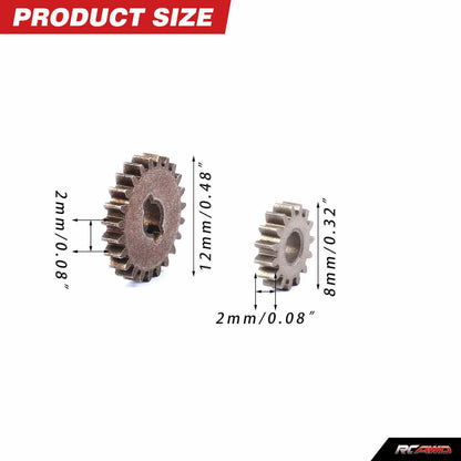 RCAWD HobbyPlus Upgrades Portal Axles Gear 240238 - RCAWD