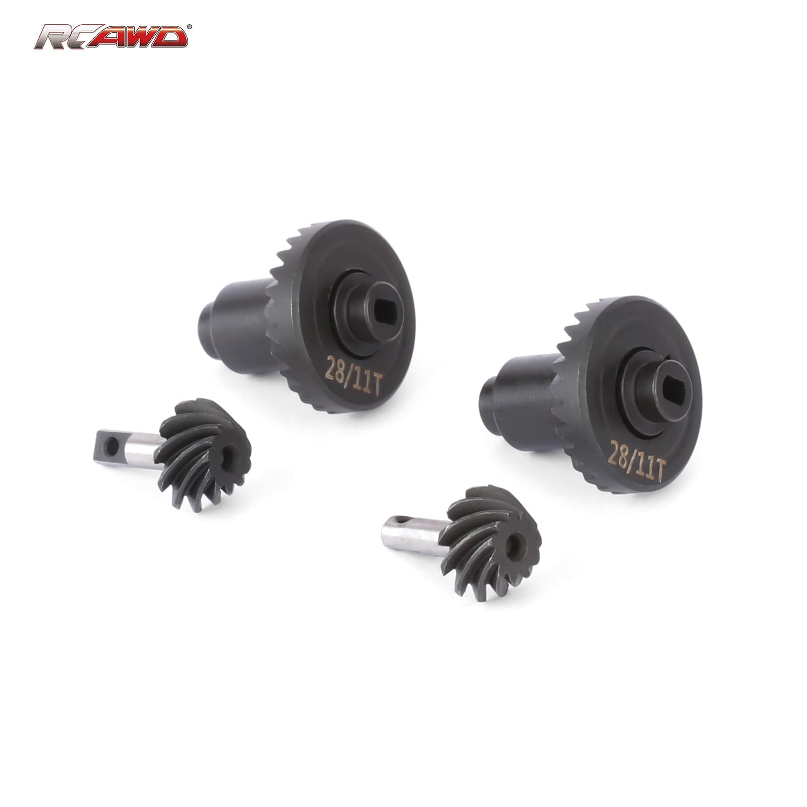 RCAWD HPI 1/18 Venture18 28T Bevel Gear RCAWD HPI Venture18 Front Rear Axle 28T Helical Overdrive Gears With 11T Input Gear