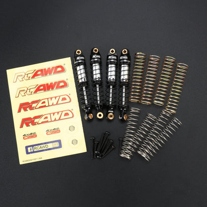 RCAWD HPI 1/18 Venture18 59MM / Black RCAWD HPI Venture18 Oil Filled Adjustable Front Rear Shock Absorbers