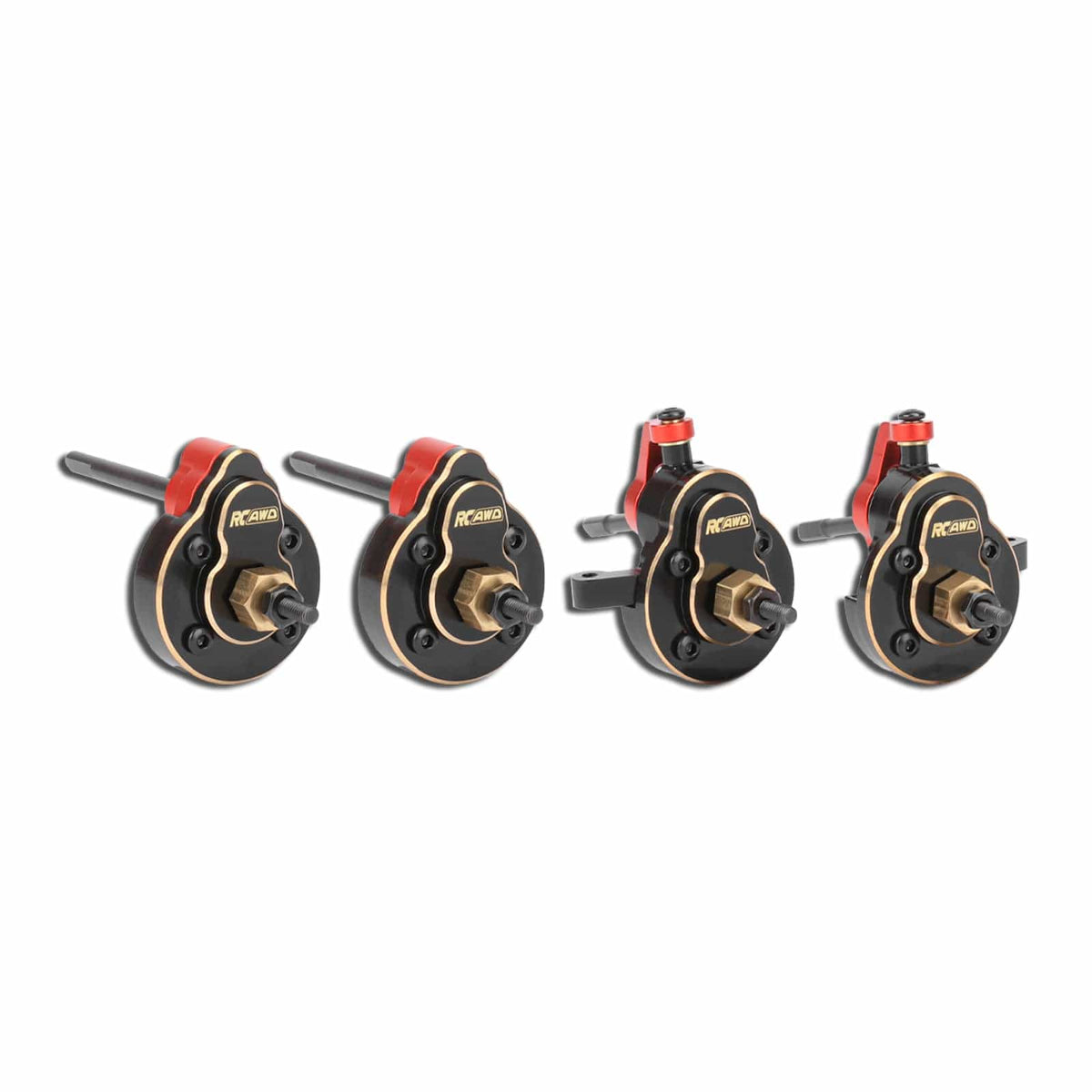 RCAWD HPI Venture18 Front Rear Portal Axle Steering Set with CounterWeight